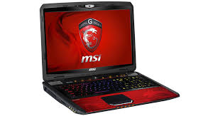 لابتوب MSI GT70 Gaming لقطة أمامية تظهر التصميم وشاشة العرض